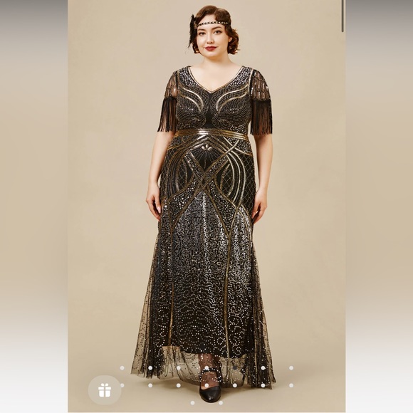 Babeyond Mermaid Hem Maxi Bodycon Cocktail Dress - XXL - Picture 1 of 8